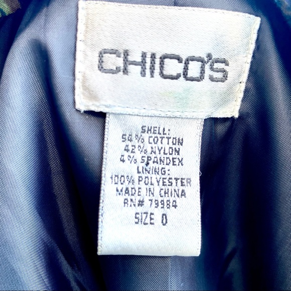 Chico’s Abstract Print Cropped Blazer - Picture 15 of 16